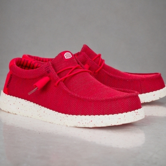 Hey Dude Shoes - Hey Dude Red Flats & Loafers